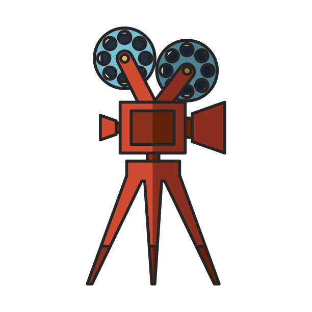 摄像机胶片图标图片下载