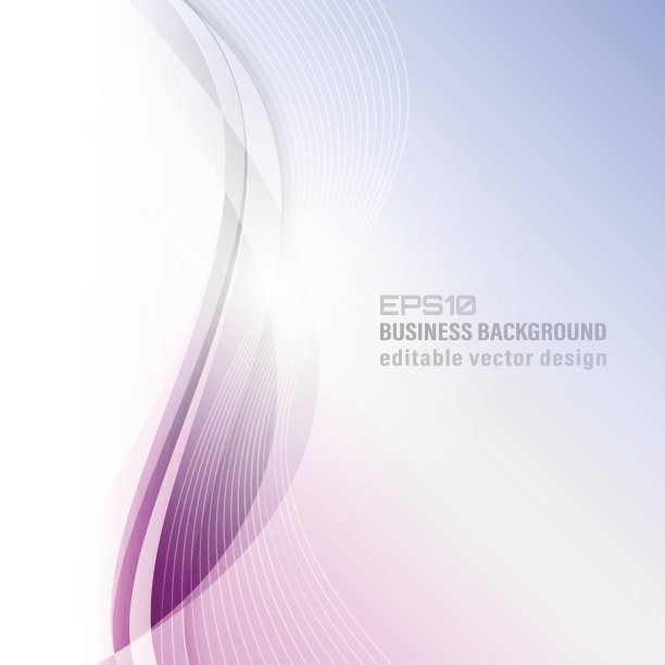 摘要波浪矢量业务背景。素材图片