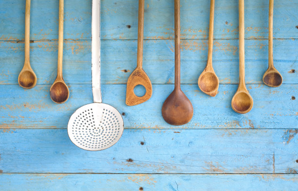 老木勺，烹饪理念图片下载
