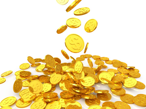 美元的金币图片下载