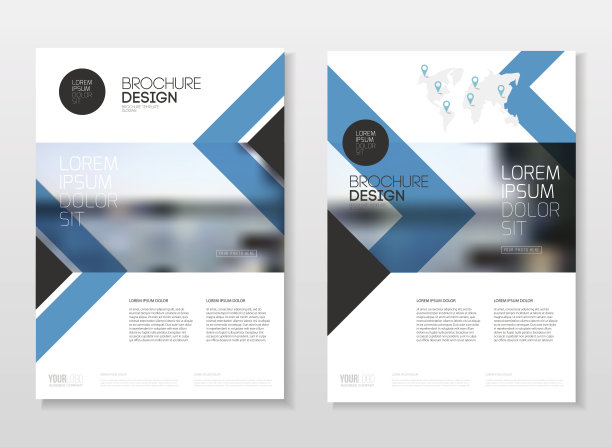 目录封面设计。年度报告矢量图模板素材图片