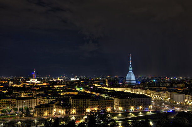 夜间都灵图片下载