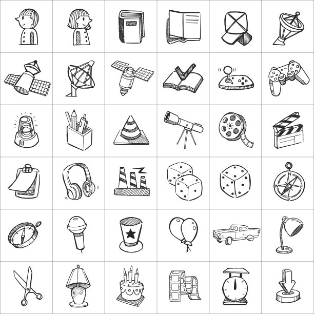 手绘图标007图片下载