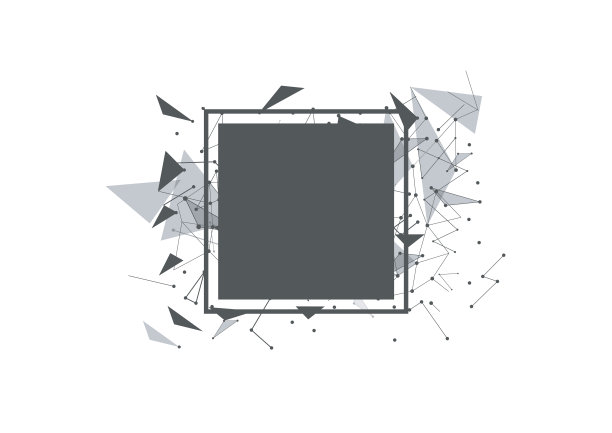 摘要多边形空间低多边形暗背景图片下载