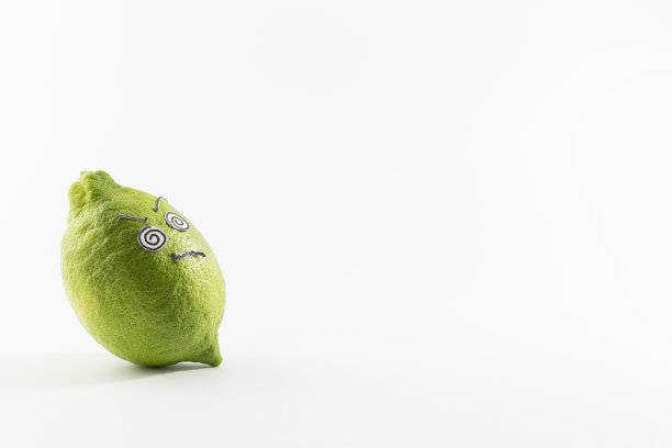 酸酸的绿柠檬图片下载