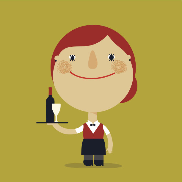 女服务员图片下载