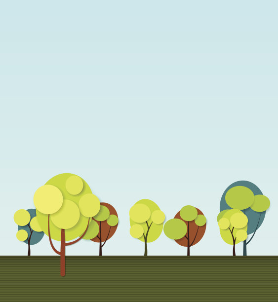 纸春树带空间设计图片下载