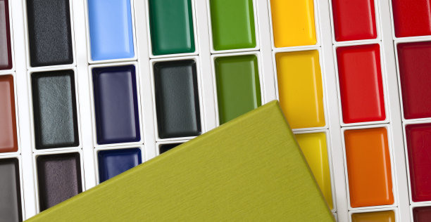 水彩颜料集图片下载