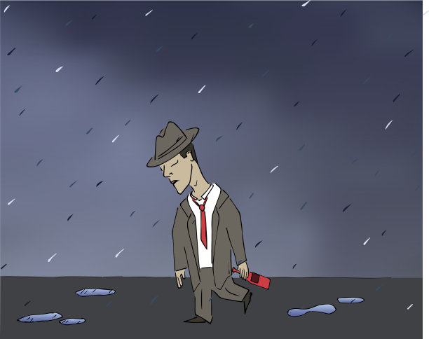 雨中忧伤图片下载