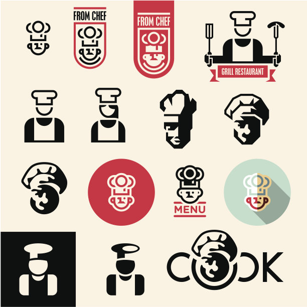 库克图标。厨师。图片下载