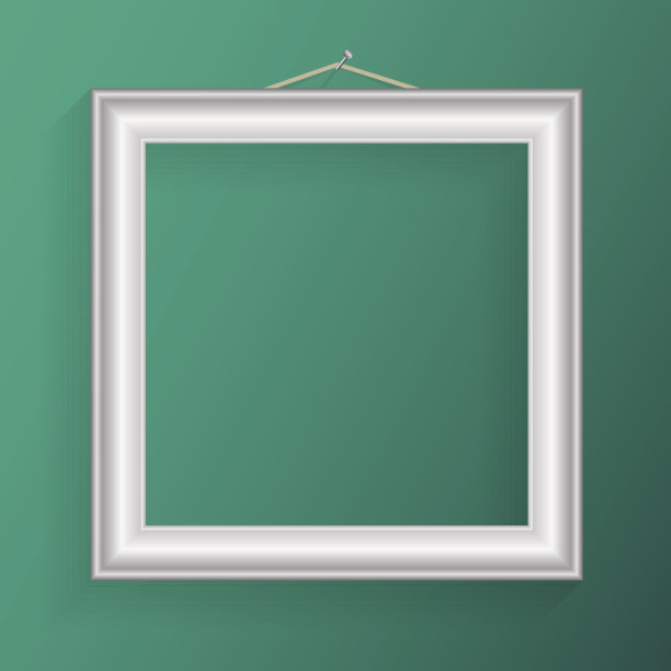 矢量现实框架为您的艺术品或照片。图片下载