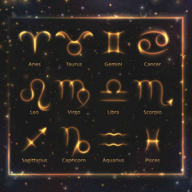 12黄道星座图片下载