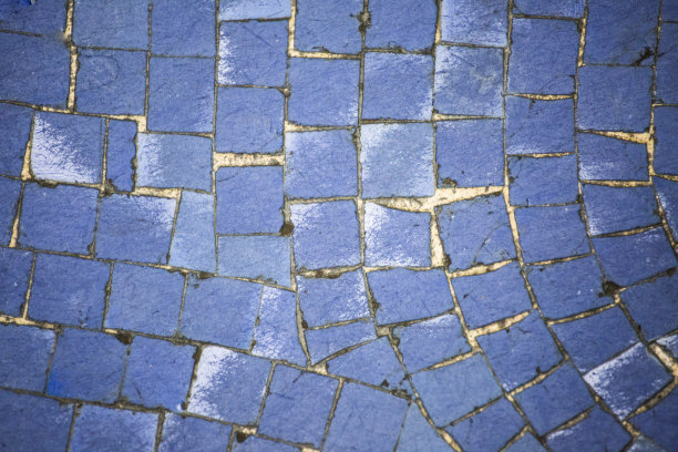 马赛克瓷砖设计背景。-股票图片图片下载