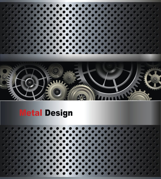背景的金属齿轮图片下载