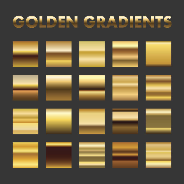 金色渐变素材图片