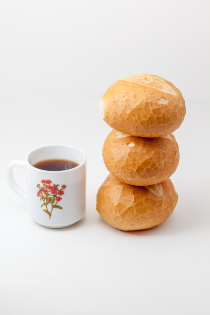 硬面包和咖啡图片下载