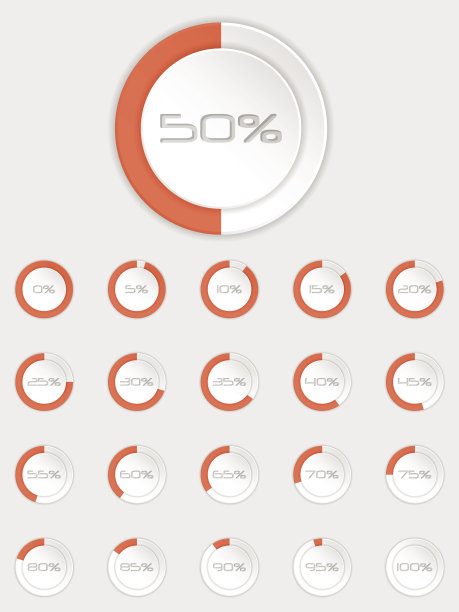 酷的3d加载器图标集图片下载