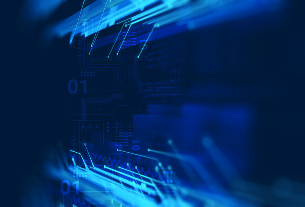 软件开发的编程代码抽象技术背景图片下载