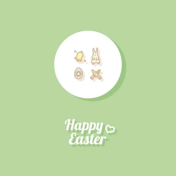 复活节快乐。贺卡图片下载