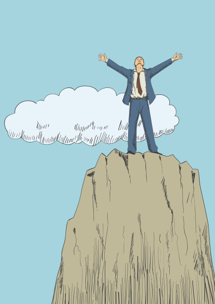 在山顶上图片下载