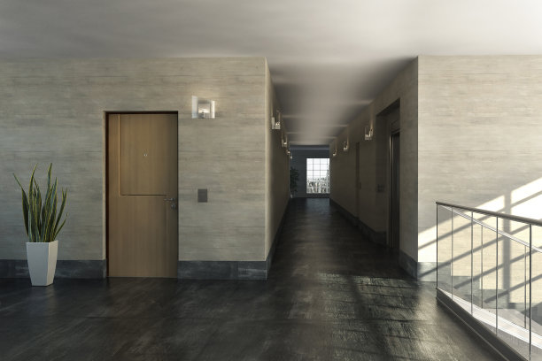 3d现代入口大厅室内3d渲染。图片下载