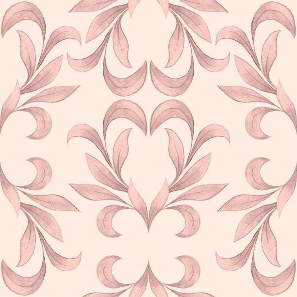 古典模式3。摘要无缝花卉背景图片下载