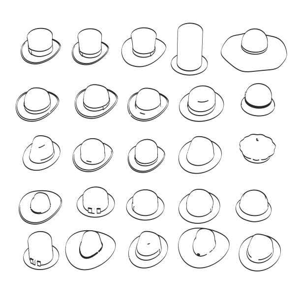 帽子收藏图片下载