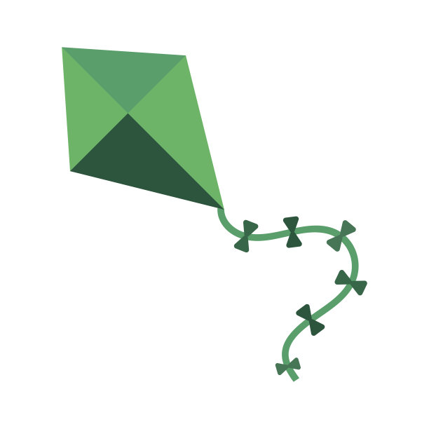 风筝图标矢量。图片下载