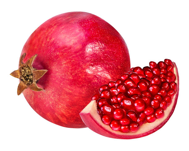 孤立的石榴白色图片下载