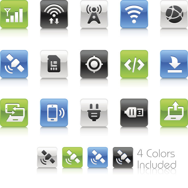 网页和移动图标6 //清洁系列图片下载