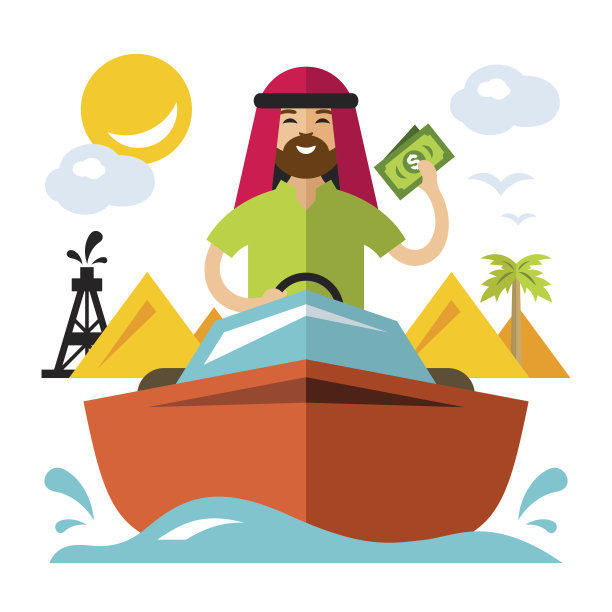 来自阿联酋的富商。成功的阿拉伯商业。沙特图片下载