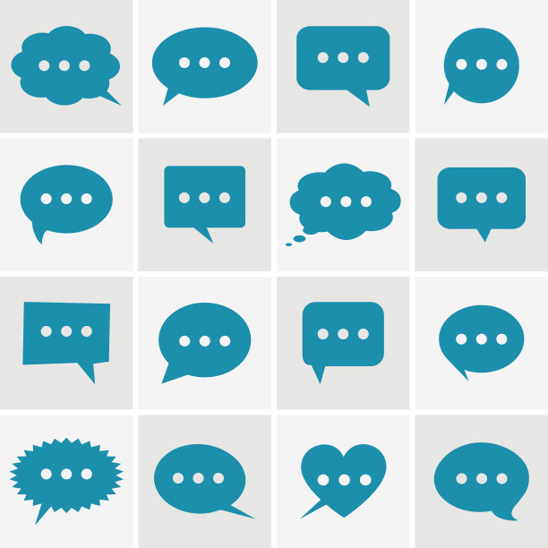 气泡图标图片下载