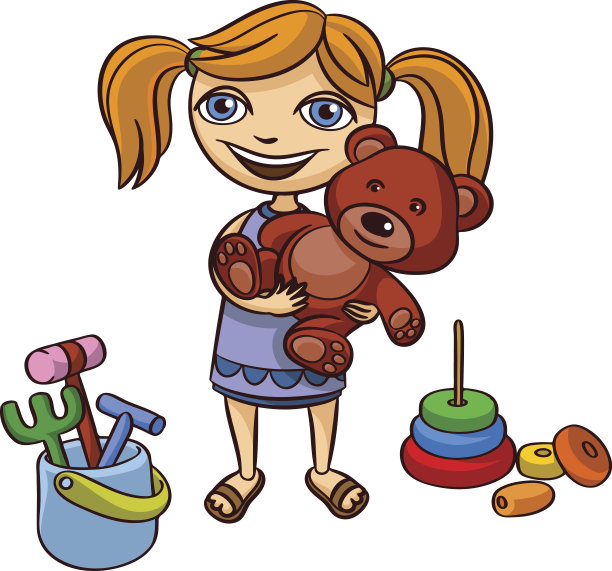 女孩的玩具图片下载