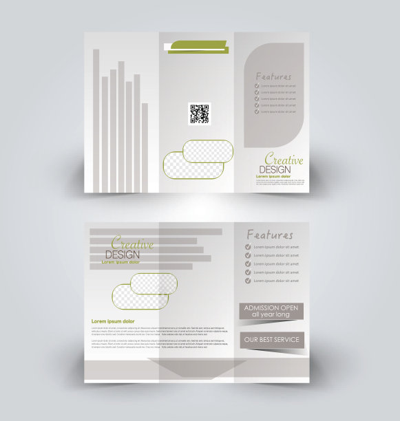 宣传册模拟设计模板的业务图片下载