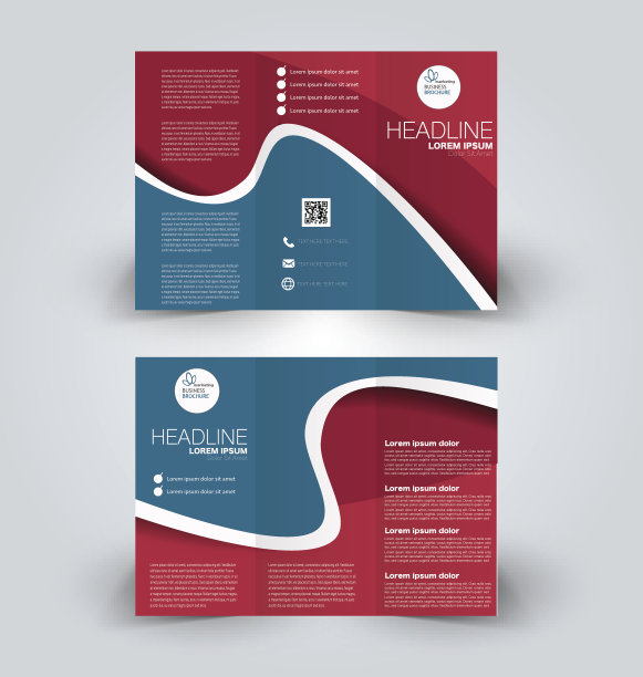 宣传册模拟设计模板的业务图片下载