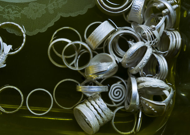 新鲜浸银首饰产品图片下载