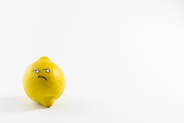 酸酸的黄色柠檬图片下载