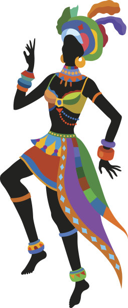 民族舞蹈非洲妇女图片下载