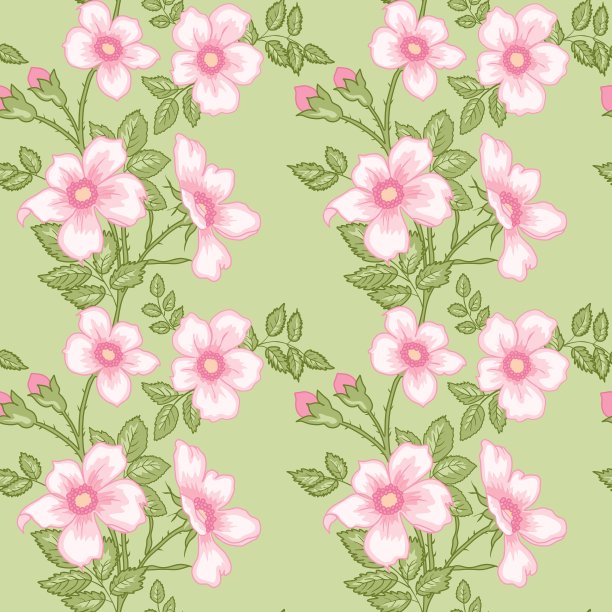 无缝的花卉图案图片下载