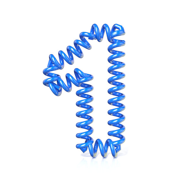 弹簧，螺旋电缆一号1 3D图片下载