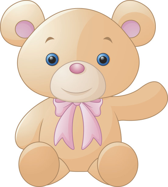 快乐的棕熊卡通图片下载