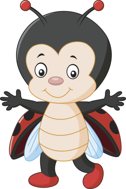卡通可爱的瓢虫图片下载