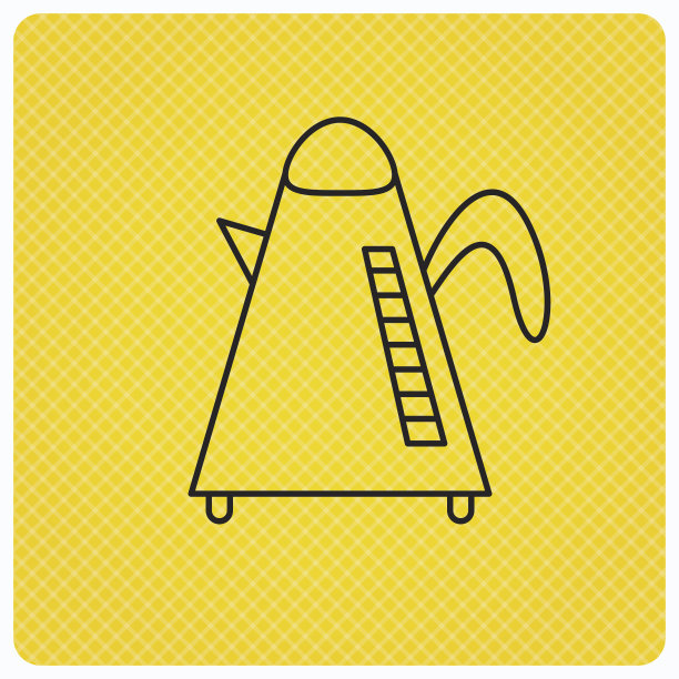 茶壶图标。厨房水壶的迹象。图片下载