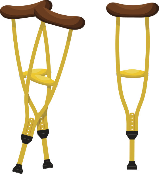 白色背景上的硬纸板样式的拐杖。隔离。图片下载