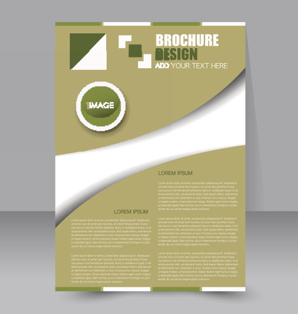 传单模板。业务手册。可编辑A4海报设计图片下载