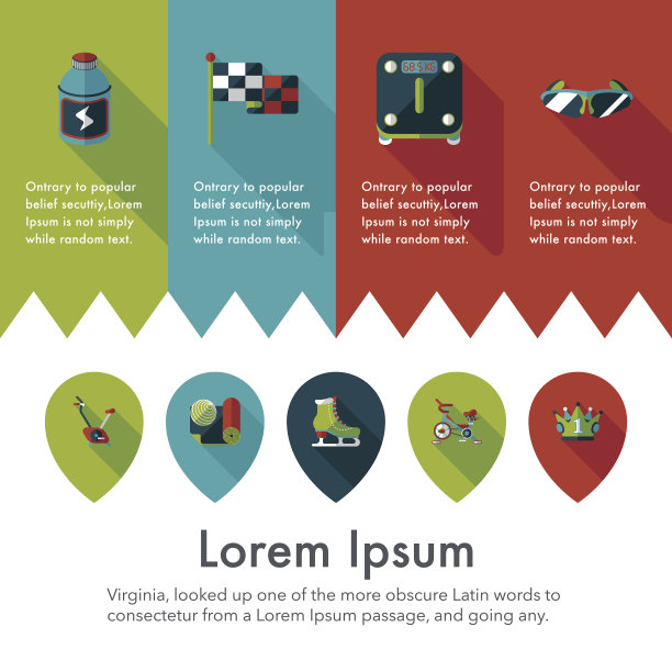 运动和健身图标集图片下载