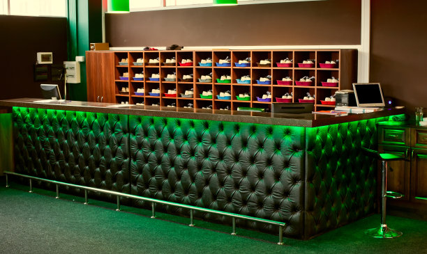 保龄球中心的内部图片下载