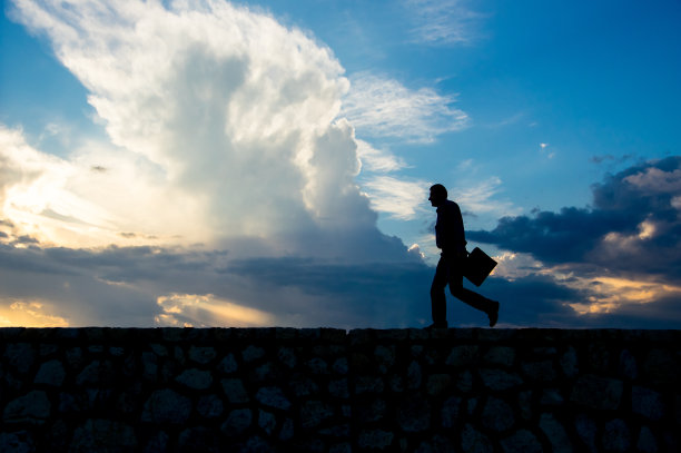 商人轮廓图片下载