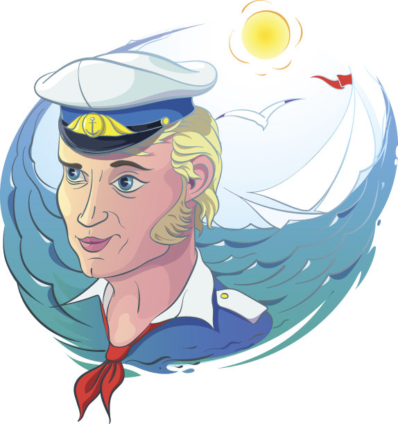 海洋主题与船长图片下载