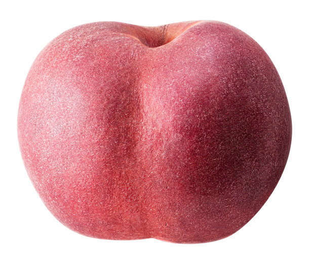 桃果孤立在白色背景上图片下载